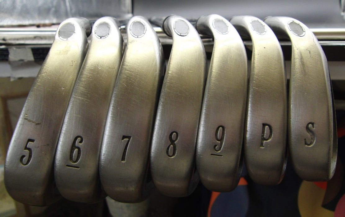Set of 7x Callaway Steelhead Pro Series X-14 Irons 5-SW Stiff Steel Shafts *