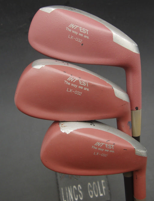 Set of 3 Intest LX-032 4 + 5 + 6 Irons Regular Graphite Shafts Royal Grips