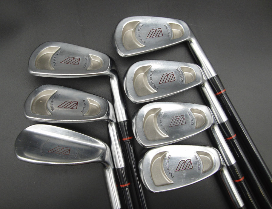 Set of 7 Mizuno Power Blade Irons 5-SW Stiff Graphite Shafts Royal Grips*