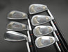 Set of 7 Mizuno Power Blade Irons 5-SW Stiff Graphite Shafts Royal Grips*