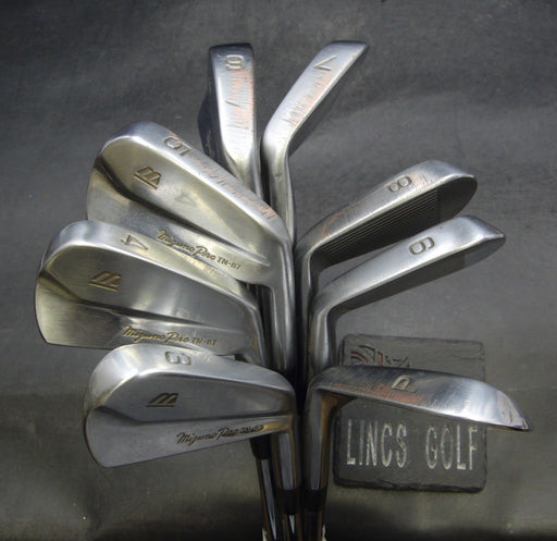 Set of 8 x Mizuno Pro TN-87 Irons 3-PW Regular Steel Shafts Rite Grips