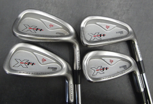 Set of 4 x Dunlop X-Ti Irons 7-PW Regular Steel Shafts with Grips