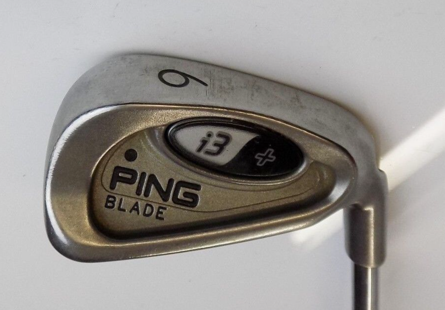 Ping i3+ Blade Black Dot 6 Iron True Temper S Flex Steel Shaft Ping Grip