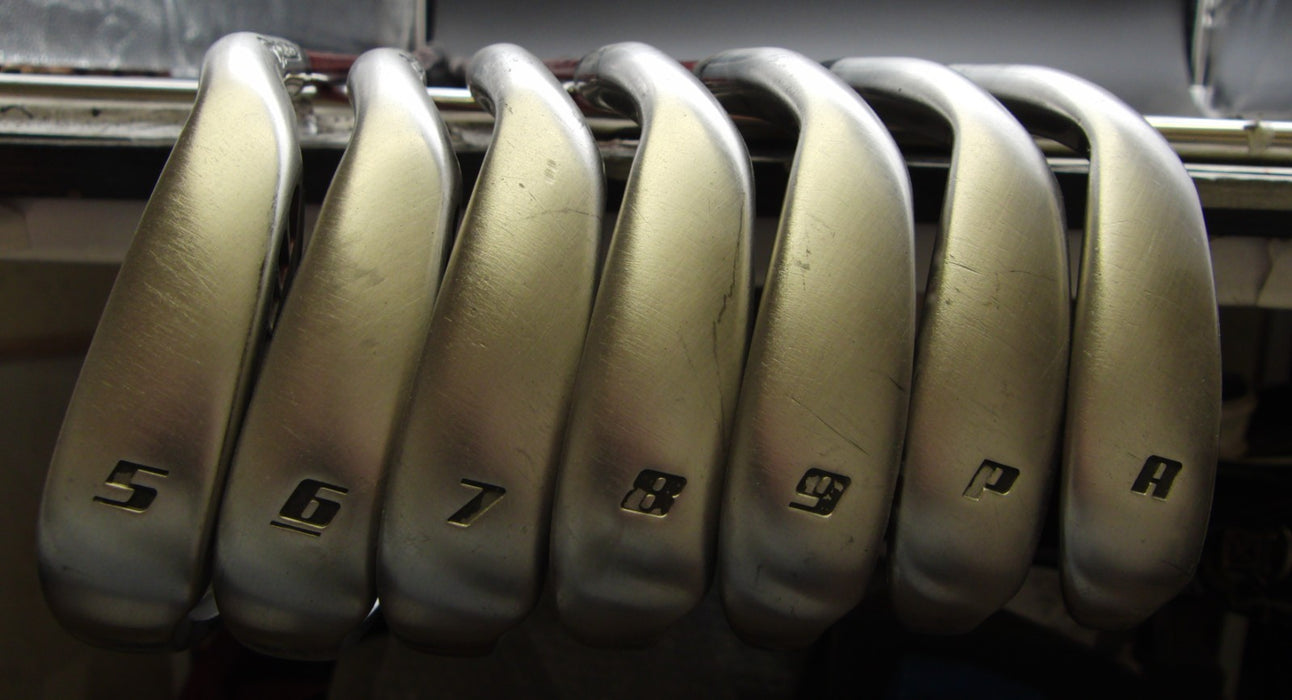 Set of 7x TaylorMade Burner Japansese Model Irons 5-PW+AW Stiff Graphite Shafts