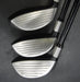 Set of 3 Tsuruya Golden Prix E-2000 3+5&7 Woods Regular Graphite Shafts*
