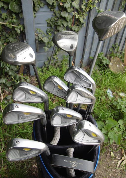 Set of TaylorMade RAC Irons 3-PW+ Callaway Driver+ 4 Wood+ 5 Wood + RP-1 Putter*