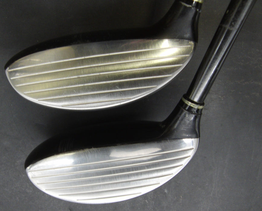 Set of 2 Kasco Power Tornado Super 77 & 99 Hybrids Regular Graphite Shafts