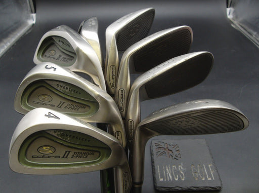 Set of 8x King Cobra II Oversize+ 3 Piece Irons 4-SW Regular Graphite Shafts