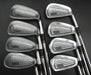 Set of 8x Bridgestone TourStage V3000 Irons 4-PW+AW Stiff Steel Shafts*