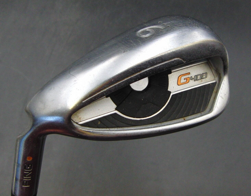 Left Handed Ping G400 Yellow Dot 9 Iron Regular Steel Shaft Golf Pride Grip