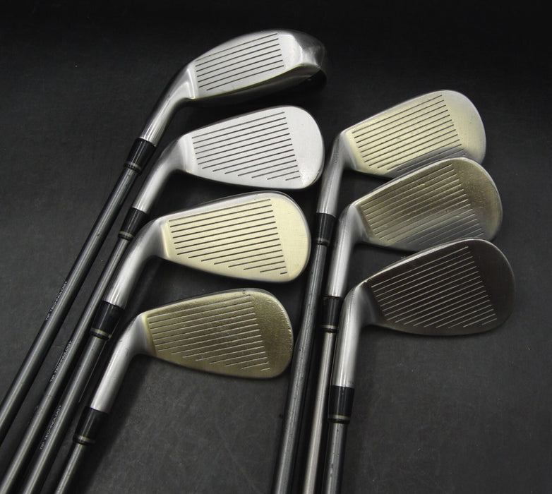 Set of 7 x Adams Golf Idea A2OS Irons 4-PW Regular Graphite Shafts Mixed Grips*