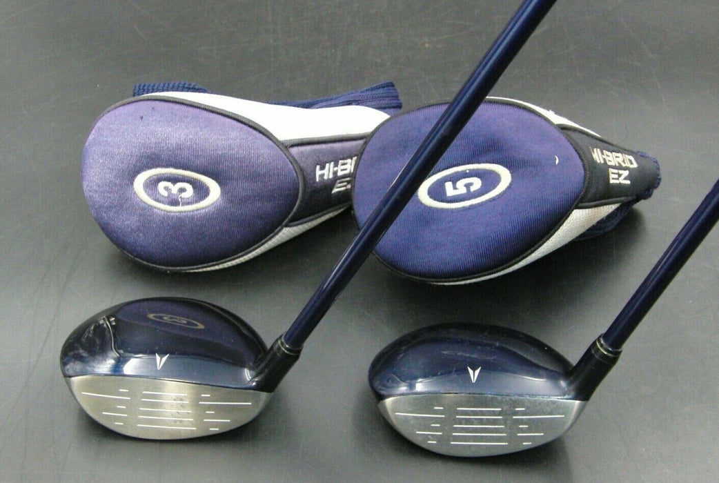 Japanese Set Of 2 Dunlop HI-BRID EZ 15° 3 & 19° 5 Hybrid Woods Regular Graphite