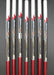 Set of 7x TaylorMade Burner Japansese Model Irons 5-PW+AW Stiff Graphite Shafts