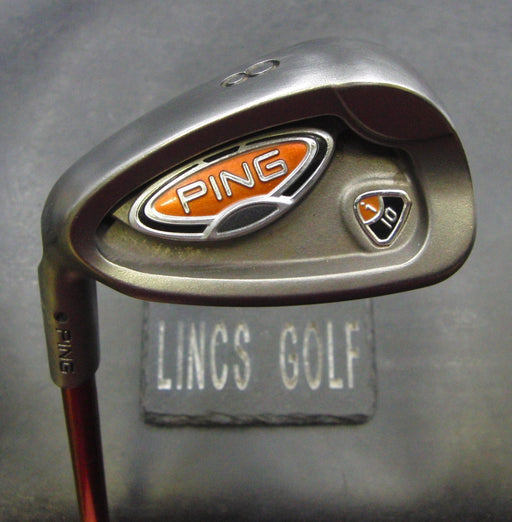 Left-Handed Ping i10 Black Dot 8 Iron Regular Graphite Shaft Ping Grip