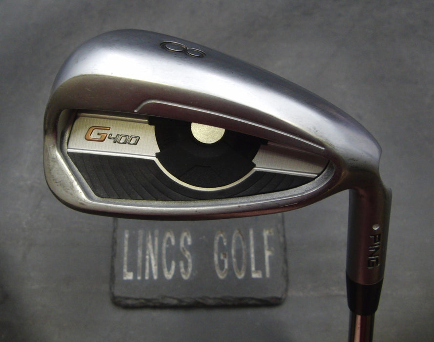 Ping G400  Silver Dot 8 Iron Regular Steel Shaft Golf Pride Grip