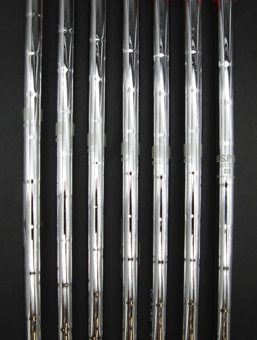 Set of 7x Nike VR II Pro Cavity Irons 4-PW Stiff Steel Shafts Lamkin Grips