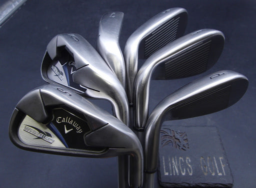 Set of 6x Callaway WarBird Irons 5-PW Regular Graphite Shafts Callaway Grips