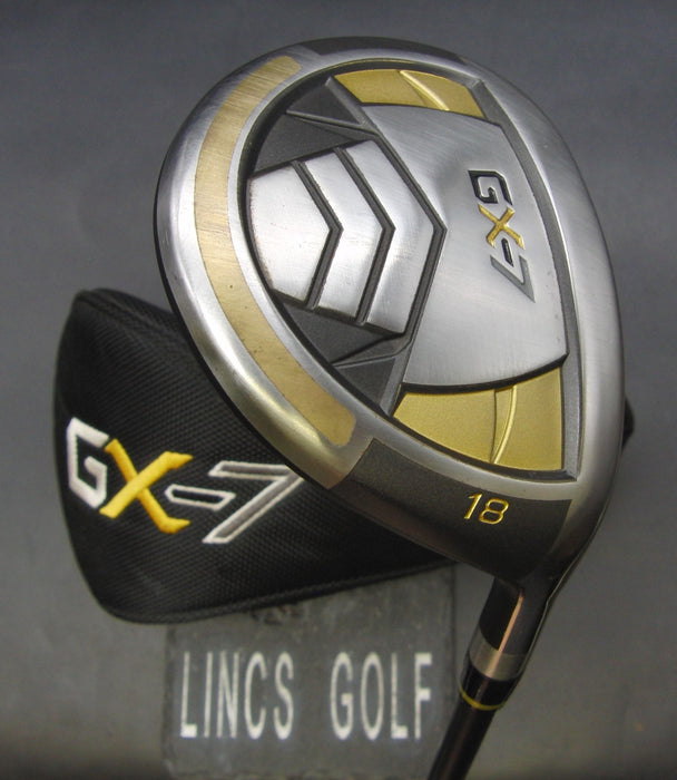 GX7 18° 3 Wood Regular Graphite Shaft Lamkin Grip & GX7 Head Cover