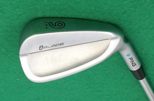 Ping iBlade Blue Dot 9 Iron Extra Stiff Steel Rifle Shaft Cobra Grip