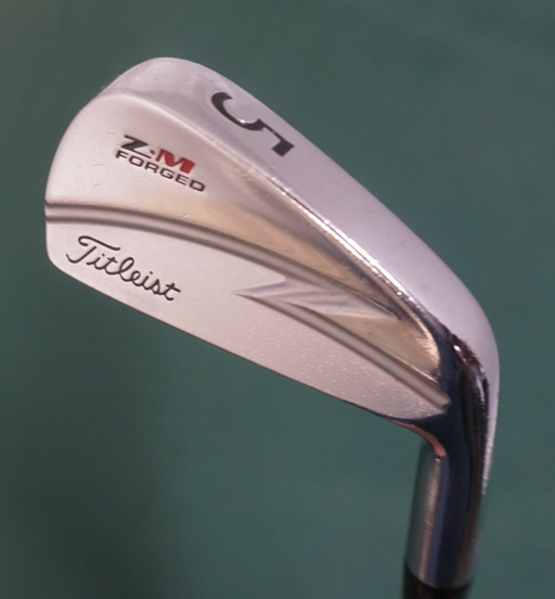 Titleist ZM Forged 5 Iron Stiff Steel Shaft Golf Pride Grip