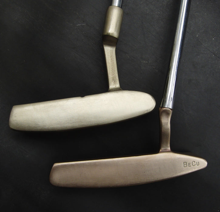 Set of 2x Ping Pal & Ping Pal 2 Putters Steel Shaft 89cm Length Westgolf Grips*