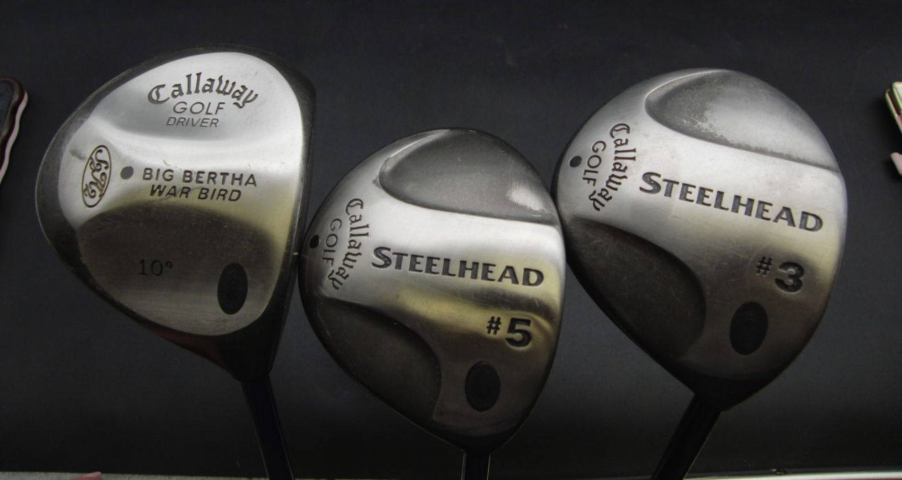 Set of Callaway Big Bertha Irons 3-GW + 10  Driver + 3 Wood + 5 Wood + Putter*