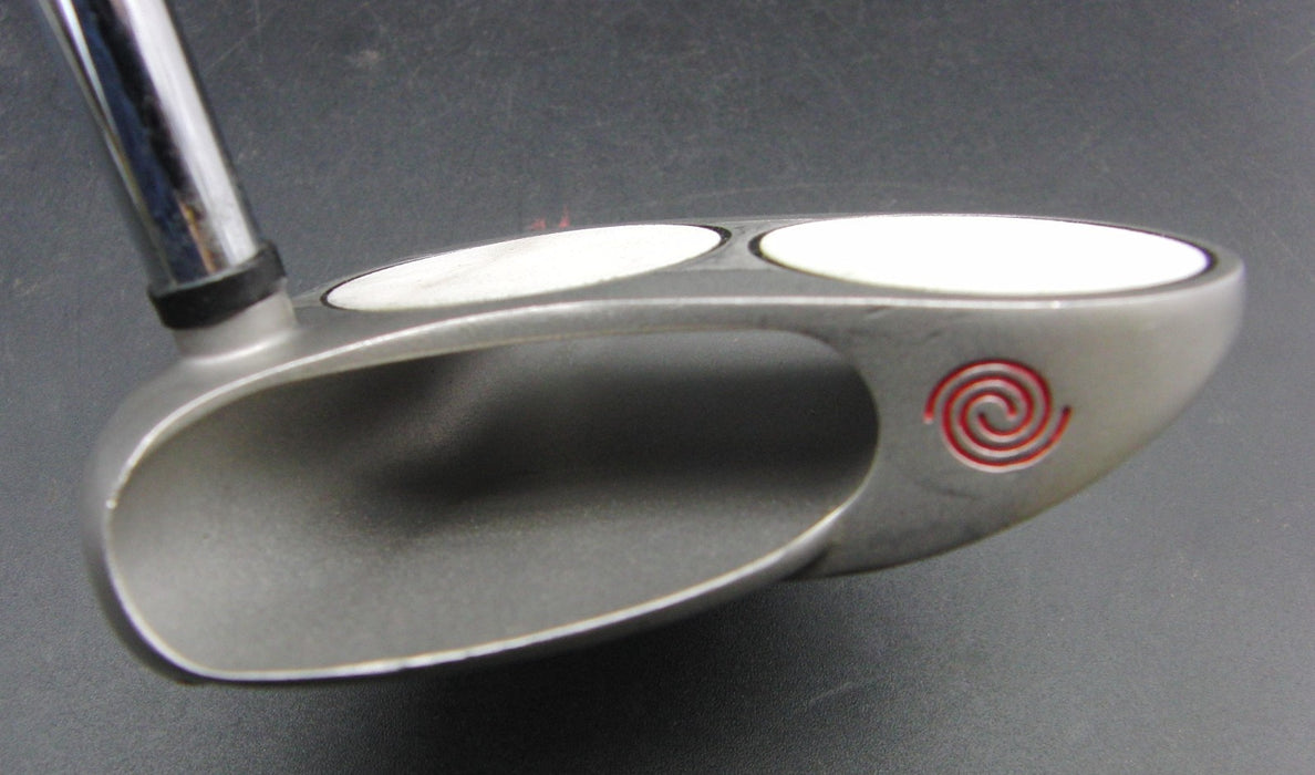 Odyssey White Steel 2-Ball Putter Steel Shaft 86cm Length Super Stroke Grip