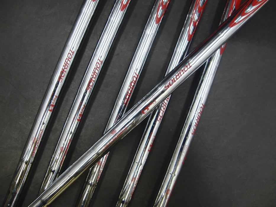 Set of 6x Callaway Rogue Star Irons 5-PW Stiff Steel Shafts GolfPride Grips*