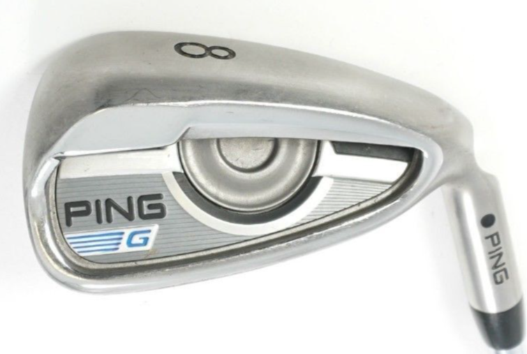 Ping G Series Black Dot 8 Iron CFS SR (Senior) Steel Shaft Ping Grip