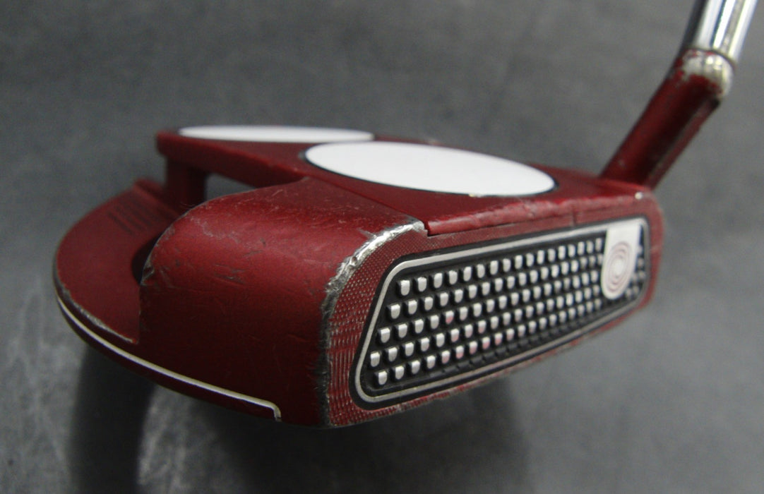Odyssey Red O Works Putter Steel Shaft 86cm Length Psyko Grip*