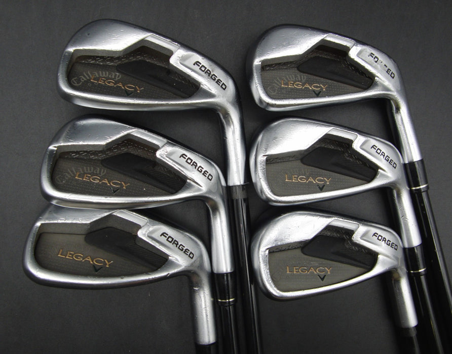 Set of 6x Callaway Legacy Forged Irons 5-PW Regular Graphite Shafts