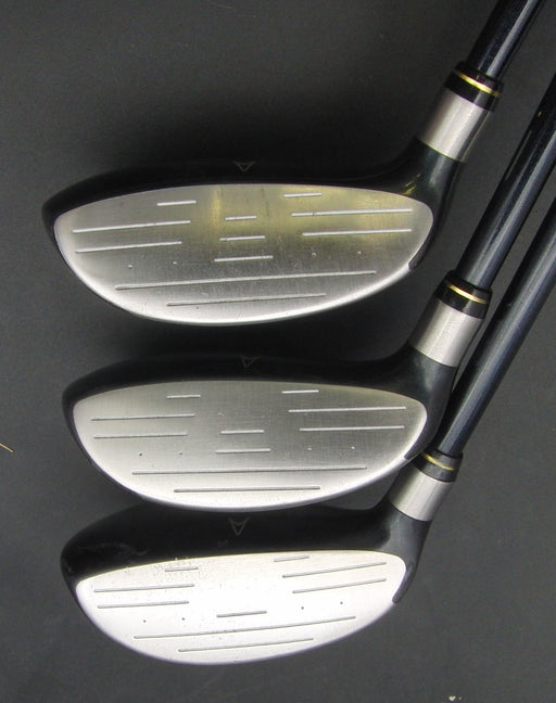 Set of 3 XXIO Twin AX-Sole 17° 5 + 20° 6 + 23° 7 Hybrids Stiff Graphite Shafts