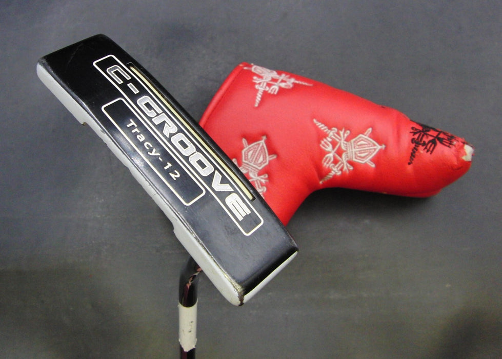 Yes C-Groove Tracy 12 Putter Steel Shaft 89cm Length Super Stroke Grip + HC