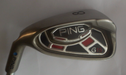 Left Handed Ping G15 Blue Dot 8 IRON   Ping AWT Regular Steel Shaft, Lamkin Grip