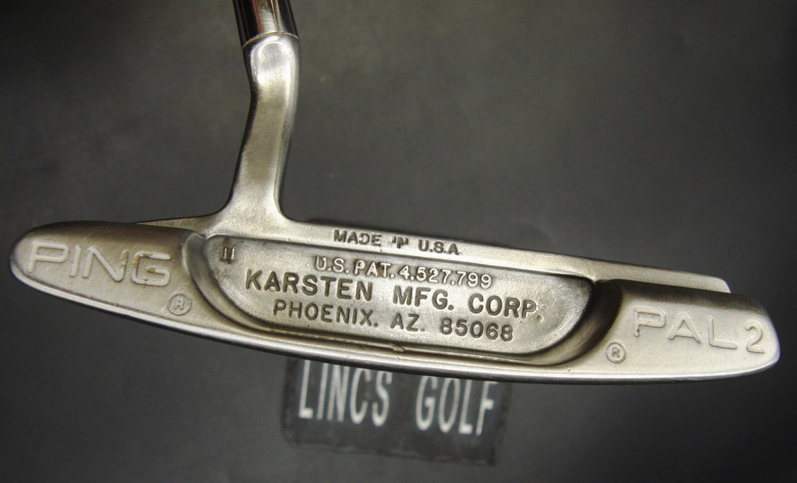 Refinished Ping Pal 2 Putter 88.5cm Playing Length Steel Shaft Acer Grip
