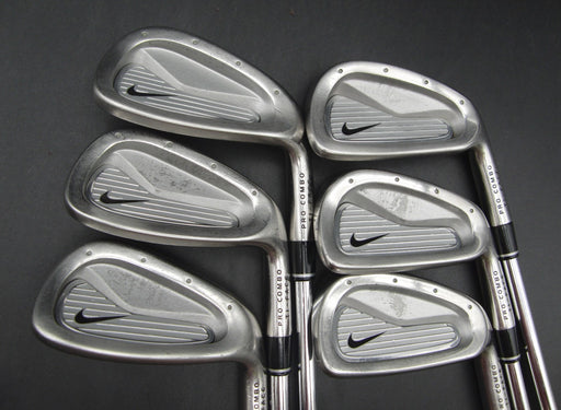Set of 6x Nike Pro Combo Ti-face 5-PW Irons Stiff Steel Shafts Nike Grips