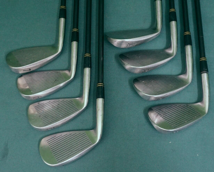 Vintage Set of 8 x Gary Player Tour V-Tec Irons 4-PW +AW Regular Graphite Shafts