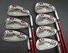 Set of 7x TaylorMade Burner Japansese Model Irons 5-PW+AW Stiff Graphite Shafts
