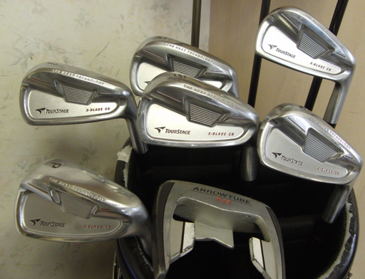 Set Of TourStage BridgeStone 5-PW Irons + 3 + 5 Wood + Driver + Putter