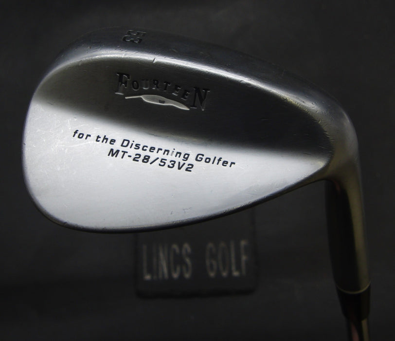 Fourteen MT-28V2 53 Degree Gap Wedge Regular Steel Shaft Golf Pride Grip