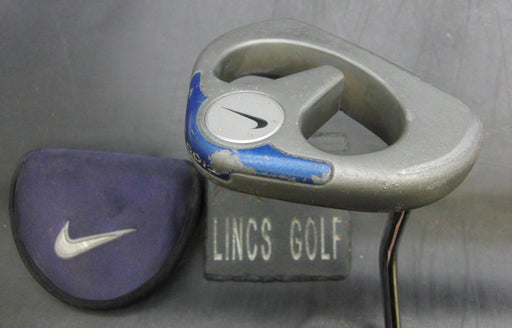 Nike Blue Chip Putter Steel Shaft 89cm Length Psyko Grip + Head Cover