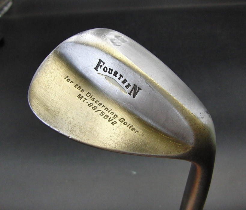 Fourteen MT-28/58V2 58° Sand Wedge Regular Graphite Shaft Pride Grip