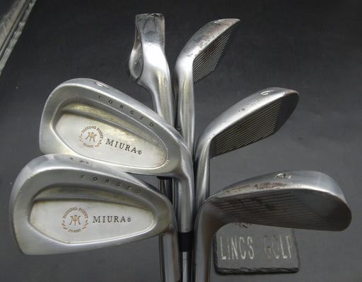 Set of 6x Miura Passing Point Irons 5-PW Regular Steel Shafts Golf Pride Grips