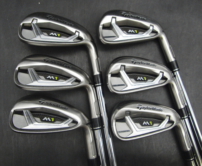 Set of 6 x TaylorMade M1 2017 Irons 5-PW Stiff Steel Shafts TaylorMade Grips*