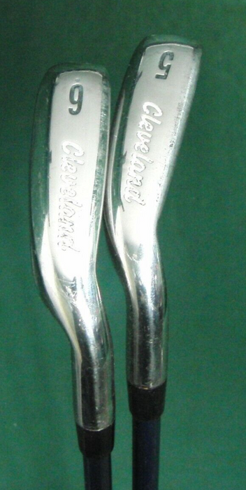 Set Of 2 x Cleveland CG-C Irons 5-6 Stiff Graphite Shafts Cleveland Grips