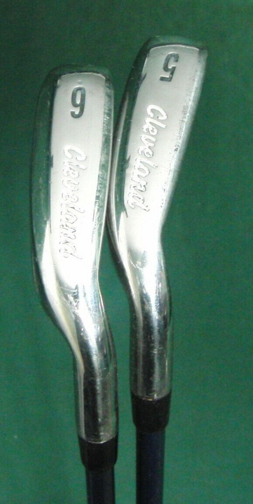 Set Of 2 x Cleveland CG-C Irons 5-6 Stiff Graphite Shafts Cleveland Grips