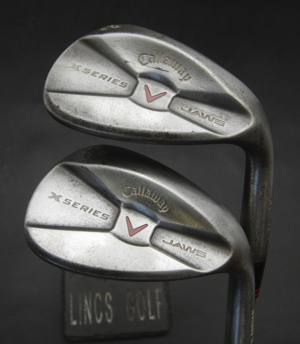 Set of 2 Callaway X Series Jaws 52° Gap Wedge + 58° Sand Wedge