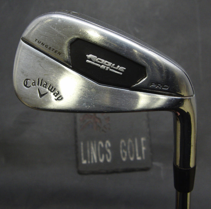 Callaway Rogue ST Pro 6 Iron Stiff Steel Shaft Lamkin Grip