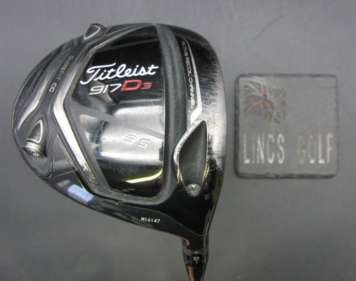 Titleist 917D3 Super Fit CG 9.5° Driver Stiff Graphite Shaft Golf Pride Grip