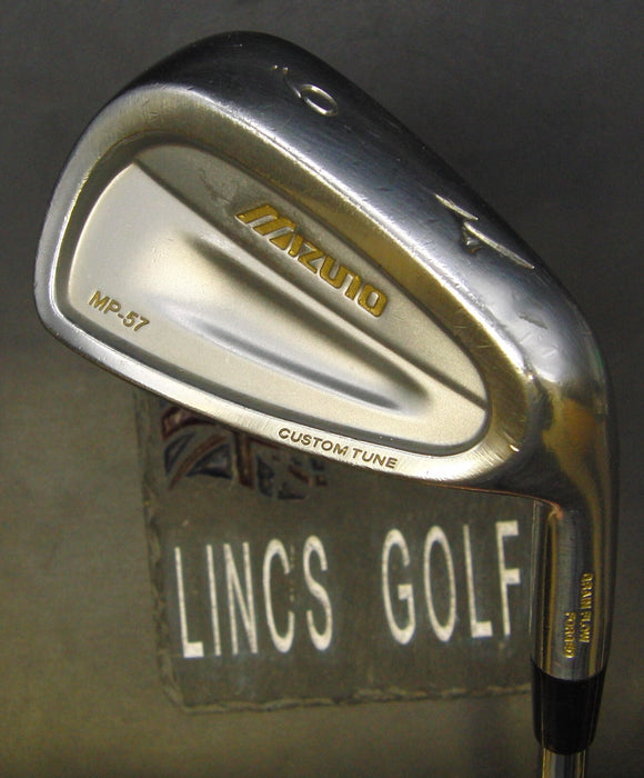 Mizuno MP-57 Grain Flow Forged Custom Tune 9 Iron Stiff Steel Shaft Iomic Grip
